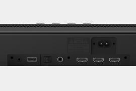 USB und HDMI-Anschlüsse Soundbar